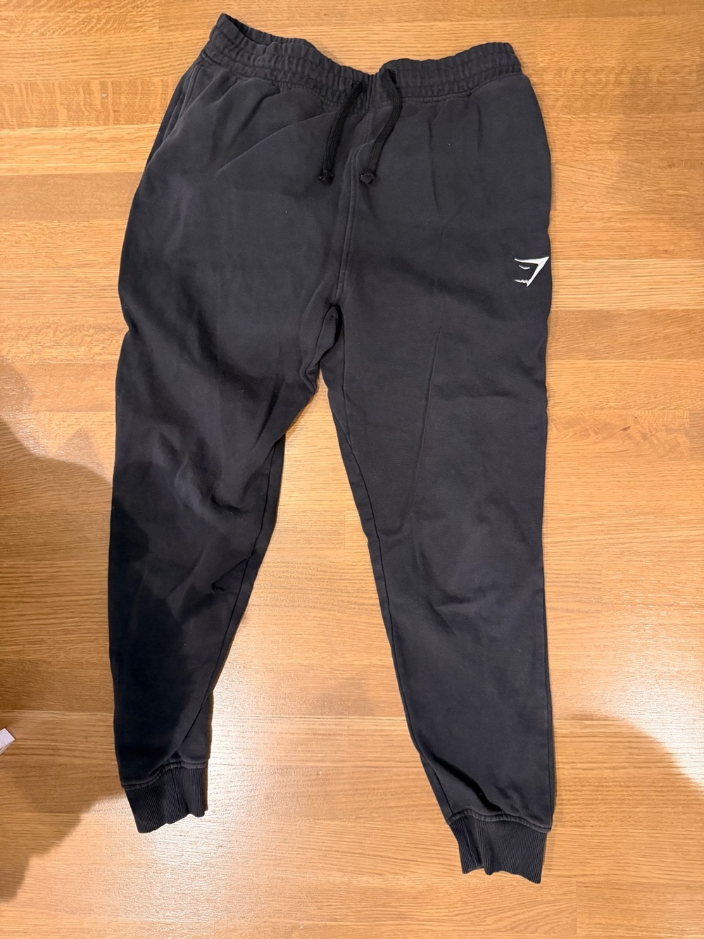 Gymshark Black Fleece-Lined Sweatpants